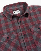 Load image into Gallery viewer, Grand Flannel, Burgundy