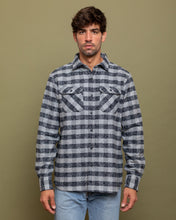 Load image into Gallery viewer, Grand Flannel, Charcoal Gingham