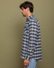 Load image into Gallery viewer, Grand Flannel, Charcoal Gingham