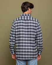 Load image into Gallery viewer, Grand Flannel, Charcoal Gingham