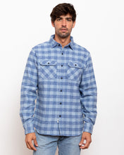 Load image into Gallery viewer, Grand Flannel, Checkered Blue