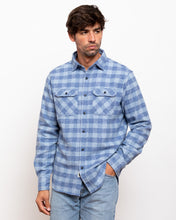 Load image into Gallery viewer, Grand Flannel, Checkered Blue