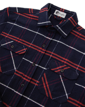 Load image into Gallery viewer, Grand Flannel, Marine Plaid