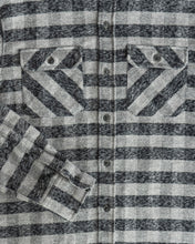 Load image into Gallery viewer, Grand Flannel, Charcoal Gingham