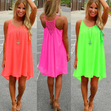 Load image into Gallery viewer, Seaside Dream Chiffon Sundress - Effortless Elegance for Sunny Days