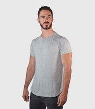Load image into Gallery viewer, Bamboo Swift Curve-Hem T-Shirt - Heather Grey