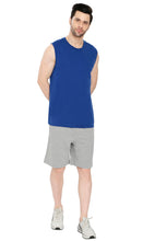 Load image into Gallery viewer, Mens Cotton Knit Shorts with Elastic Waistband and Inner Drawstrings