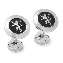 Load image into Gallery viewer, Game of Thrones Lannister Filigree Stainless Steel Cufflinks