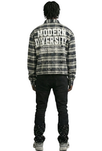Load image into Gallery viewer, STATIC Heavy Flannel Crop Top Button Down Shirt