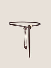 Load image into Gallery viewer, Recycled Leather Belt Versatile Styling For Dress And Blazer VIVETTE
