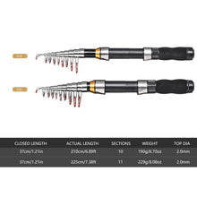 Load image into Gallery viewer, Portable Fishing Pro Rod Kit - Premium Gear for Anglers