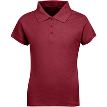 Load image into Gallery viewer, Juniors Short Sleeve Pique Polo Shirt