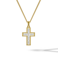 Load image into Gallery viewer, Gemstone Cross Pendant - Diamond