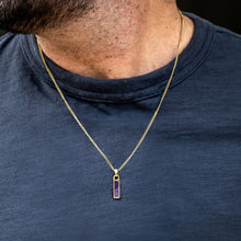 Load image into Gallery viewer, Birthstone Tag Pendant - 14K Gold