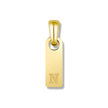 Load image into Gallery viewer, Initial Tag Pendant - 14K Gold