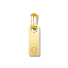 Load image into Gallery viewer, Initial Tag Pendant - 14K Gold