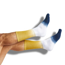 Load image into Gallery viewer, Navy Gold Mixed Socks 4 Pack -B