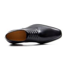Load image into Gallery viewer, Goodyear Handmade Leather Derby Shoes Black