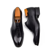 Load image into Gallery viewer, Seamless Goodyear Mens Black Oxford Dress Shoes