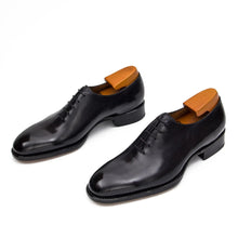Load image into Gallery viewer, Seamless Goodyear Mens Black Oxford Dress Shoes