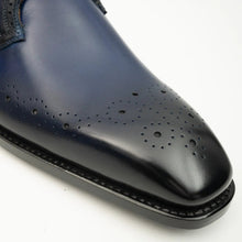 Load image into Gallery viewer, Goodyear Welted Monk Strap Shoes Blue
