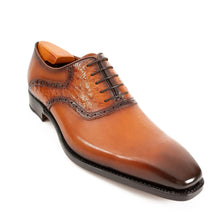Load image into Gallery viewer, Goodyear Welted Oxford Shoes ostrich