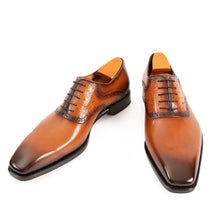 Load image into Gallery viewer, Goodyear Welted Oxford Shoes ostrich