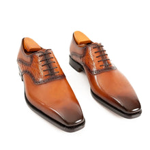 Load image into Gallery viewer, Goodyear Welted Oxford Shoes ostrich
