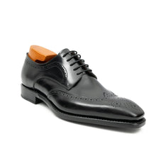 Load image into Gallery viewer, Goodyear welt derby shoes Brogue style Black