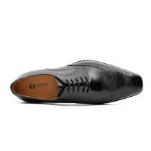 Load image into Gallery viewer, Goodyear welt derby shoes Brogue style Black