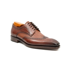 Load image into Gallery viewer, Goodyear welt derby shoes Brogue style Brown