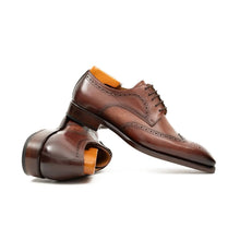 Load image into Gallery viewer, Goodyear welt derby shoes Brogue style Brown