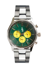 Load image into Gallery viewer, Green and Yellow Chronograph