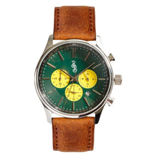 Load image into Gallery viewer, Green and Yellow Chronograph