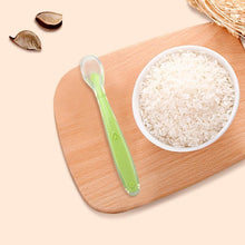Load image into Gallery viewer, Baby Soft Silicone Spoon Color Temperature Sensing Spoon Children Food For Baby Boys Or Girls Feeding Tools
