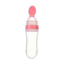 Load image into Gallery viewer, Baby Feeding Bottle Squeeze Feeding Spoon Milk Bottle Baby Training Feeder Food Supplement For Baby