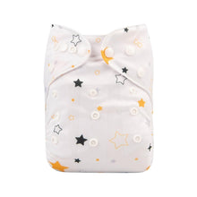 Load image into Gallery viewer, Baby One Size Fits All Reusable Baby Cloth Diaper with Microfiber Insert Diaper For Baby Boys and Baby Girls In Modern New Printed Design