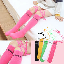 Load image into Gallery viewer, Colorful Embroidered Knee High Socks for Girls