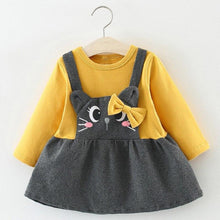 Load image into Gallery viewer, Baby Girls Dresses with Bag-Kids Clothes Baby for Birthday Party Princess Dress In Cat Modern Design