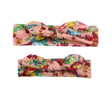 Load image into Gallery viewer, Mother & Baby Headband for Girl Bow Hairband Floral Elastic Hair Bands Parent-Child Turban Hair Accessories Bow For Mother and daughter