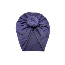 Load image into Gallery viewer, Infant Baby Headbands Solid Cotton Knot Turban Headband For Girls Beanie Hat Headwear For Girls