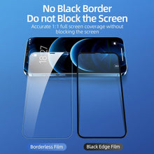 Load image into Gallery viewer, 2PCS Screen Protector Tempered Glass For iPhone 14 13 12 Pro Max Full Cover Protective Glass For iPhone 13 Pro Max 9H Hardness Anti-Scratch Shockproof Protection Screen Cover Shield