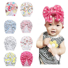 Load image into Gallery viewer, Infant Baby Headbands Solid Cotton Knot Turban Headband For Girls Beanie Hat Headwear For Girls
