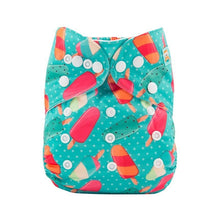 Load image into Gallery viewer, Baby One Size Fits All Reusable Baby Cloth Diaper with Microfiber Insert Diaper For Baby Boys and Baby Girls In Modern New Printed Design