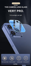 Load image into Gallery viewer, 3pcs Camera Lens Tempered Glass For iPhone 11 12 13 Pro XS Max X XR Camera Protector For iPhone 11 7 8 6 6S Plus SE Camera Glass Case Scratch Resistant Tempered Glass