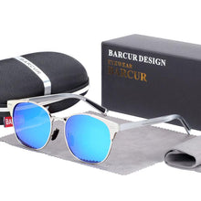 Load image into Gallery viewer, Luxury Elegant Aluminium Magnesium Sunglasses Round Glasses for Men With UV400 Protection