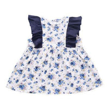 Load image into Gallery viewer, Modern colorful Floral Design Girl Princess Strapless Girls Dresses Summer Dress For Birthday And All Occasion