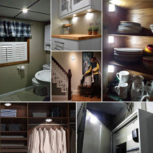 Load image into Gallery viewer, STEVVEX Wireless LED Pair Lamps with Motion sensor night lights lamp bedroom water closet Cabinet Corridor Stairwell Entrance battery lights