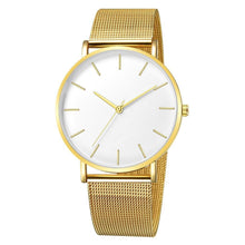 Load image into Gallery viewer, STEVVEX Men Watch Quartz Casual Watches Simple Metal Hour Reloj Quartz Watch Montre Mesh Stainless Steel clock For Men's and Boys