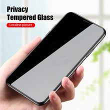 Load image into Gallery viewer, Full Cover Privacy Glass For iPhone 12 13 Pro X XR XS Max Anti Spy Screen Protector For iPhone 11 7 8 6 6S Plus Tempered Glass Privacy Soft Film Anti Spy Full Coverage Anti-peeping Anti-Scratch Screen Protector